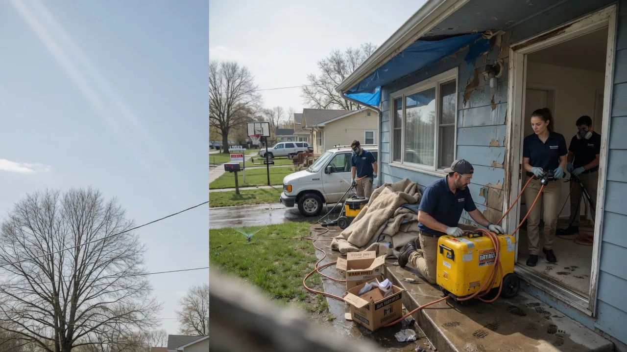 Basement Flood Cleanup in Shelby, OH near me